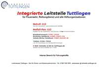 Tablet Screenshot of leitstelle-tuttlingen.de